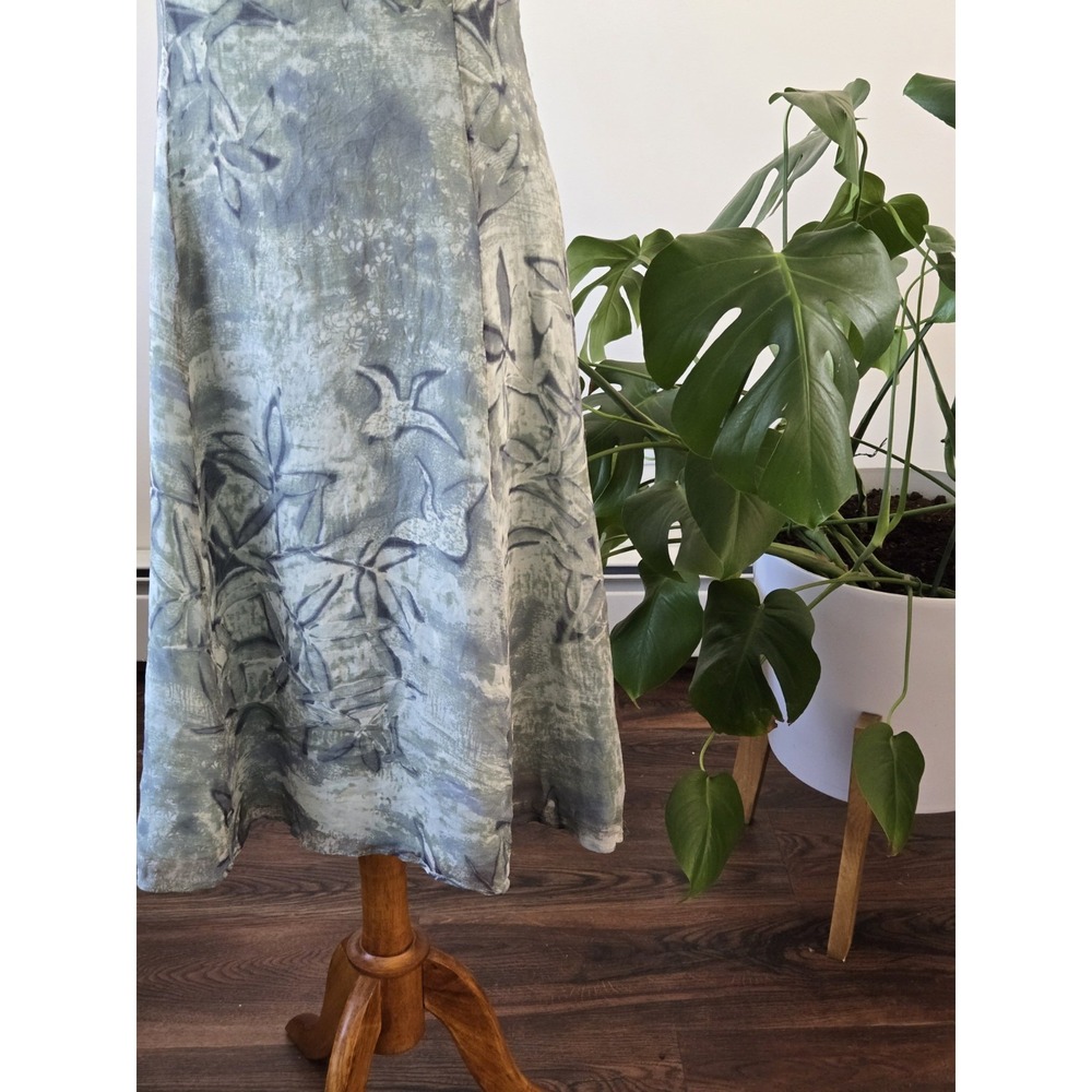 GRIFFITH GRAY FOR ST. JOHN 100% SILK Shift DRESS Womens 12 MADE IN ITALY - Picture 4 of 11
